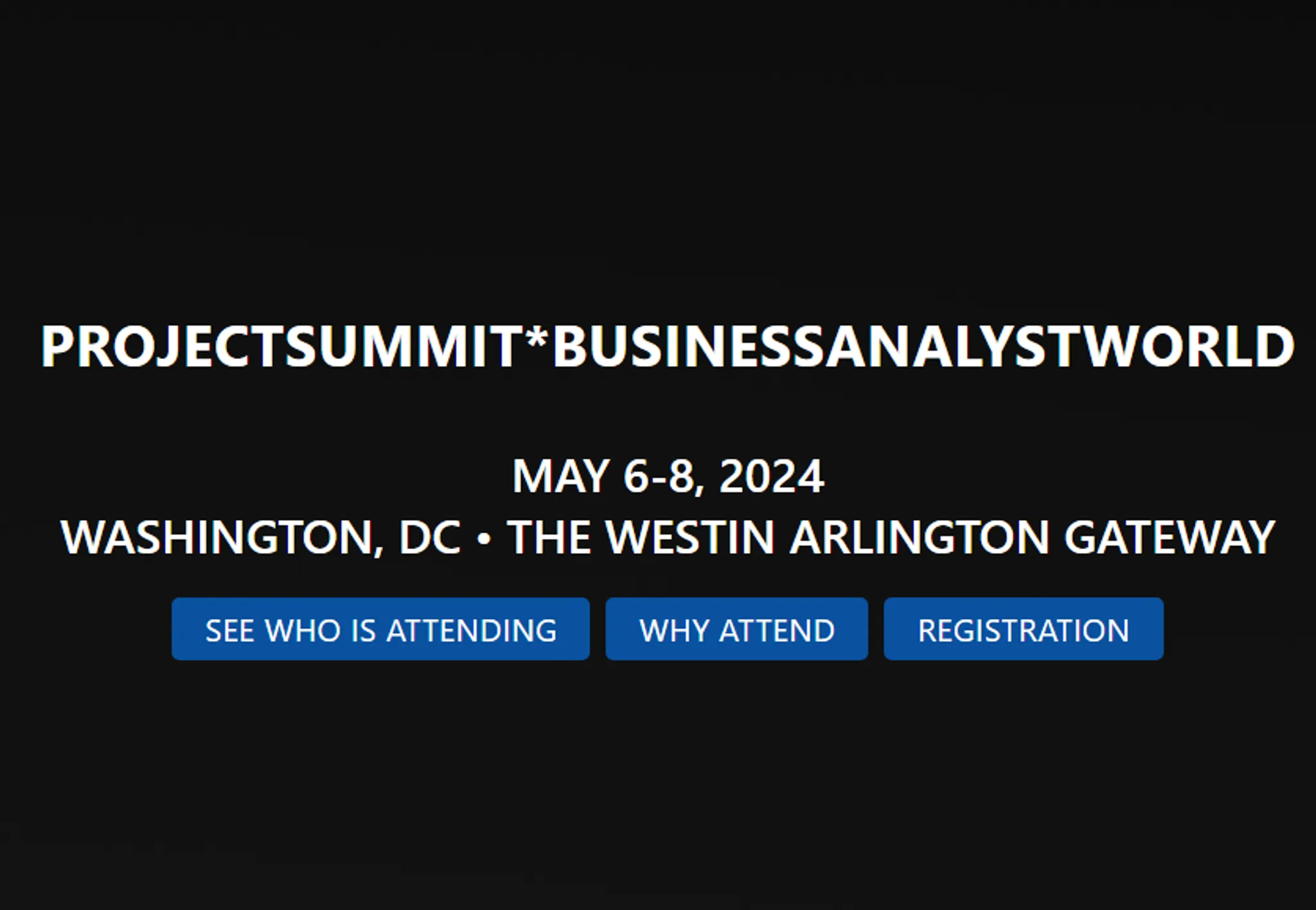 ProjectSummit*BusinessAnalystWorld